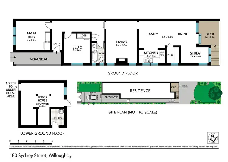 Floorplan of Homely house listing, 180 Sydney Street, Willoughby NSW 2068
