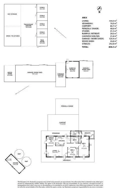 Floorplan of Homely house listing, 29F Leonard Road, Hahndorf SA 5245