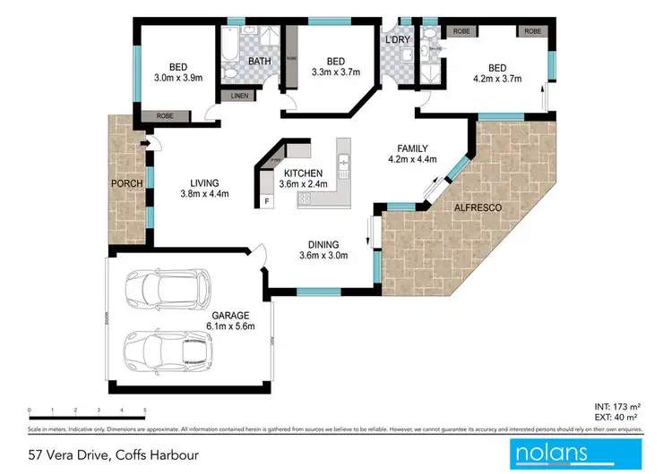 Floorplan of Homely house listing, 57 Vera Drive, Coffs Harbour NSW 2450