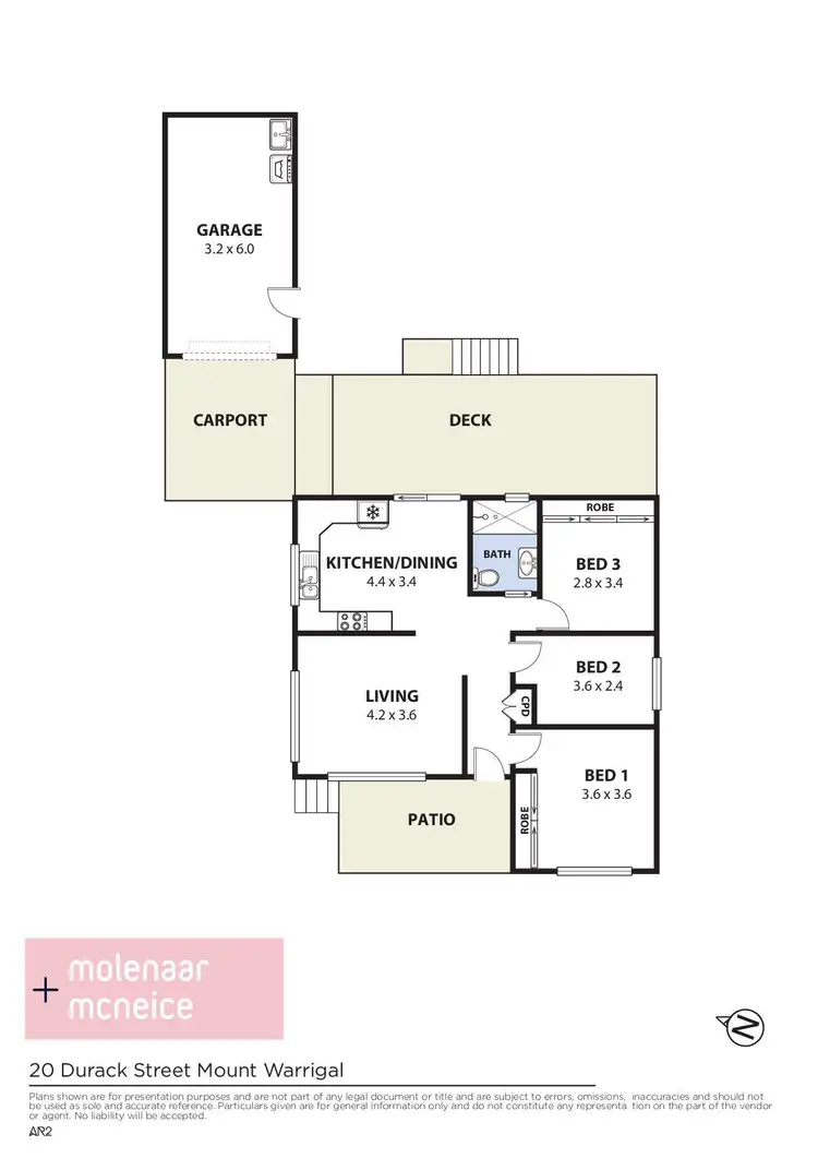 Floorplan of Homely house listing, 20 Durack Avenue, Mount Warrigal NSW 2528