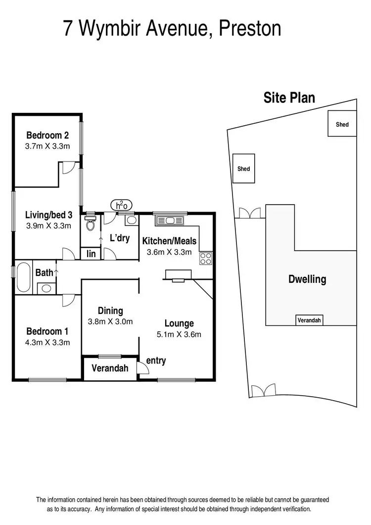 Floorplan of Homely house listing, 7 Wymbir Avenue, Preston VIC 3072