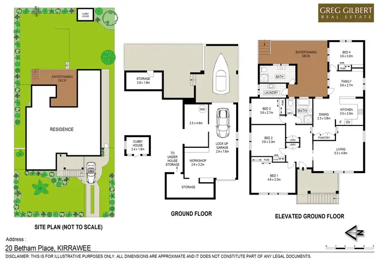 Floorplan of Homely house listing, 20 Betham Place, Kirrawee NSW 2232