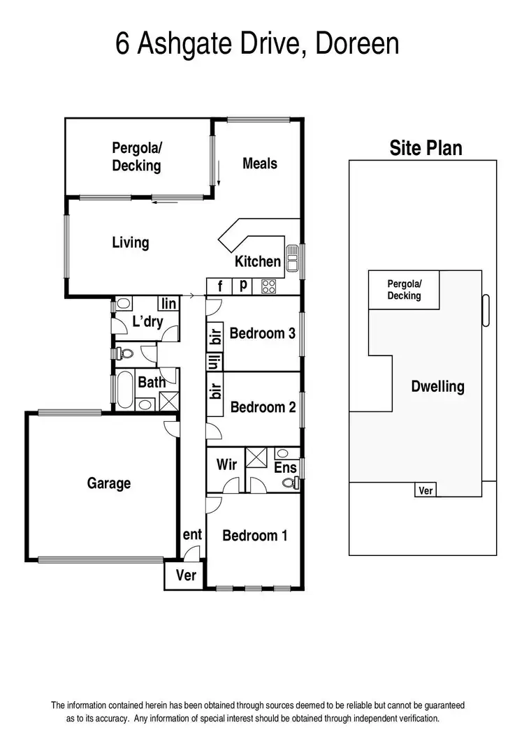 Floorplan of Homely house listing, 6 Ashgate Drive, Doreen VIC 3754
