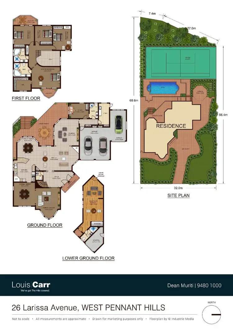 Floorplan of Homely house listing, 26 Larissa Avenue, West Pennant Hills NSW 2125