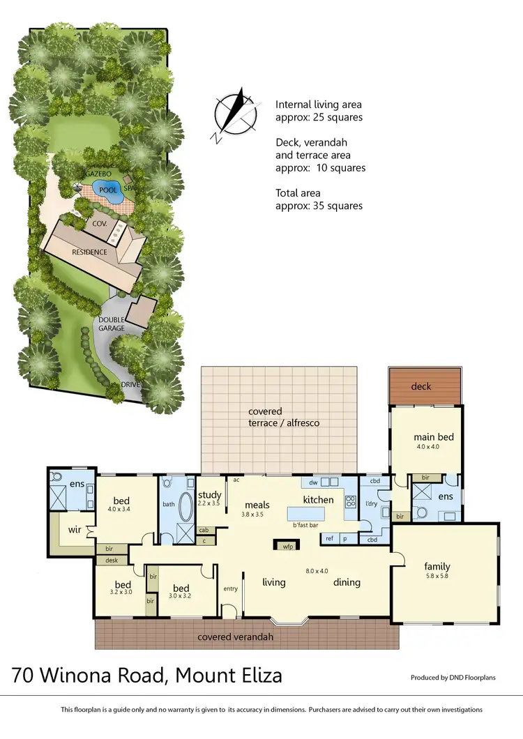 Floorplan of Homely house listing, 70 Winona Road, Mount Eliza VIC 3930