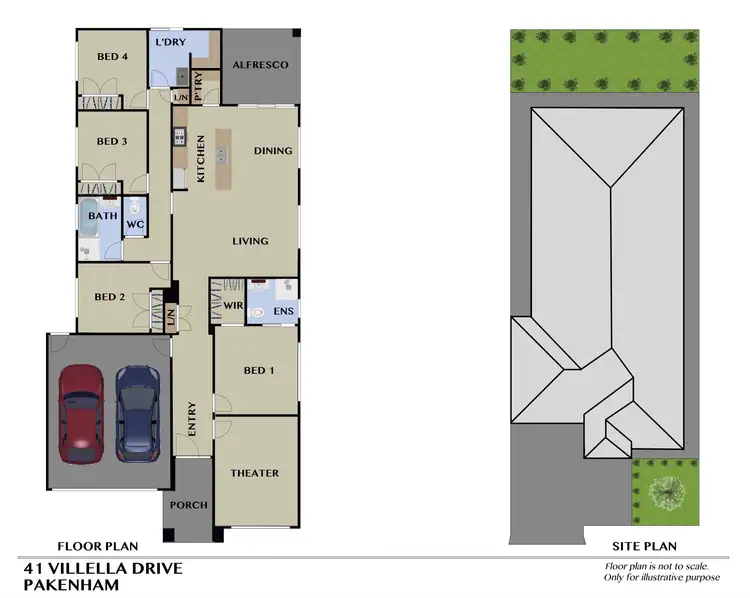 Floorplan of Homely house listing, 41 Villella Drive, Pakenham VIC 3810