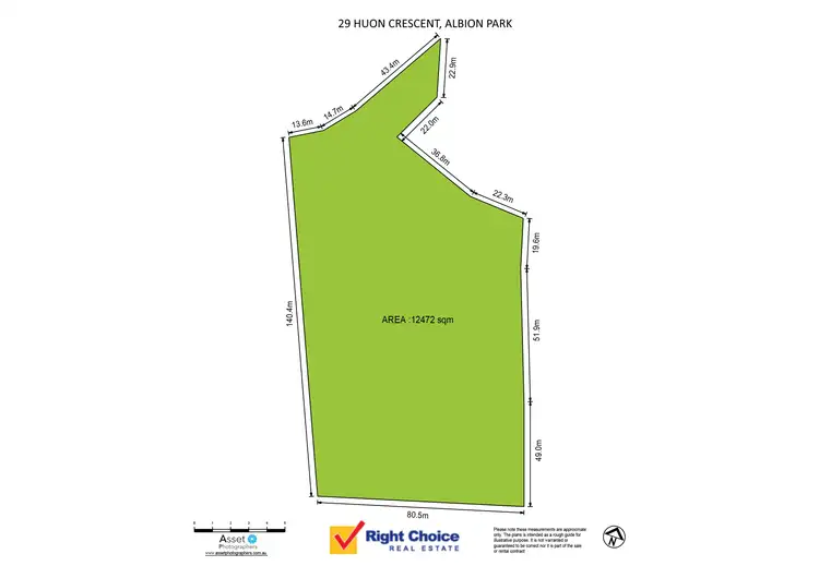 Floorplan of Homely land listing, 29 Huon Crescent, Albion Park NSW 2527