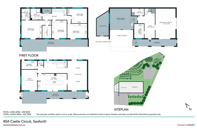 Floorplan of Homely house listing, 45A Castle Circuit, Seaforth NSW 2092