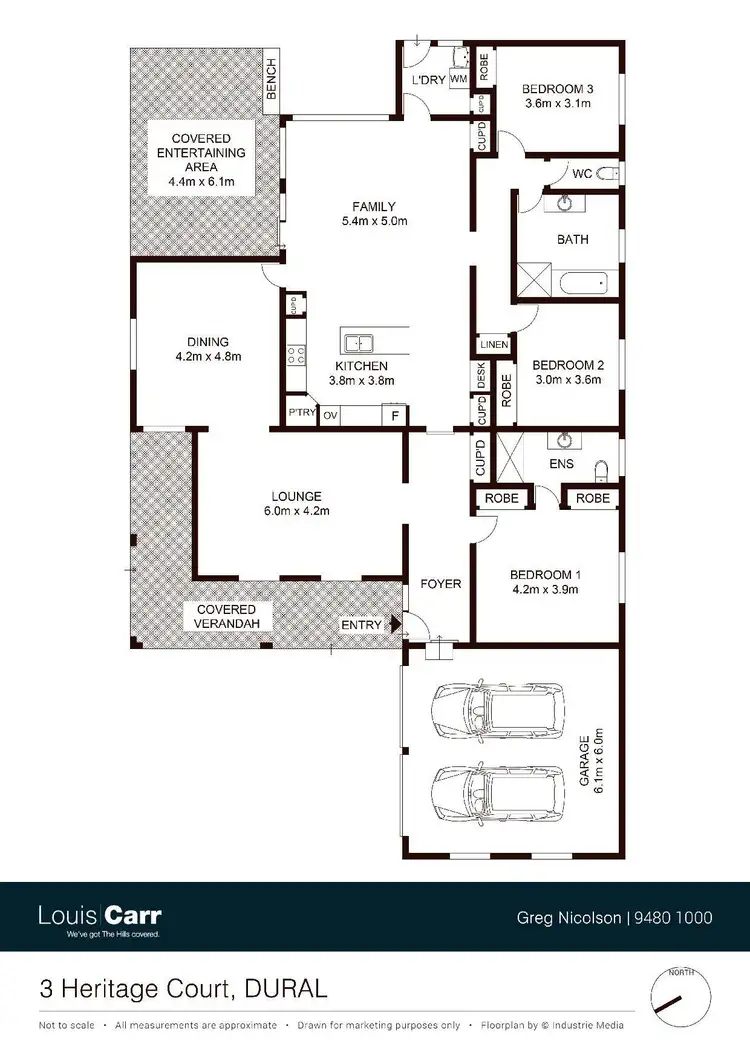 Floorplan of Homely house listing, 3 Heritage Court, Dural NSW 2158