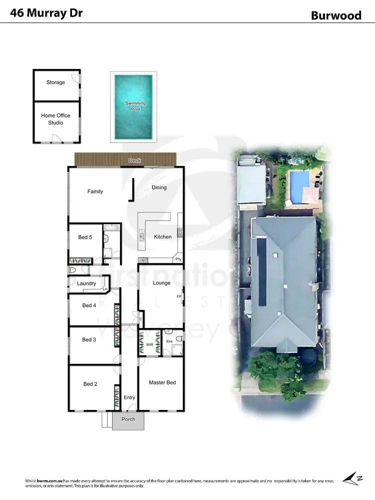 Floorplan of Homely house listing, 46 Murray Drive, Burwood VIC 3125