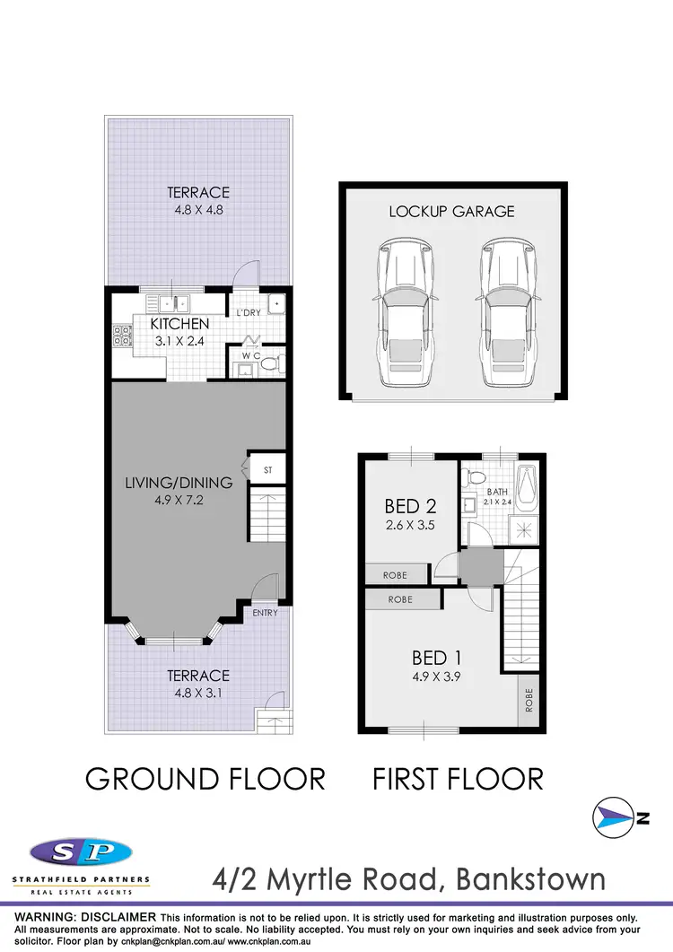Floorplan of Homely townhouse listing, 4/2-4 Myrtle Road, Bankstown NSW 2200