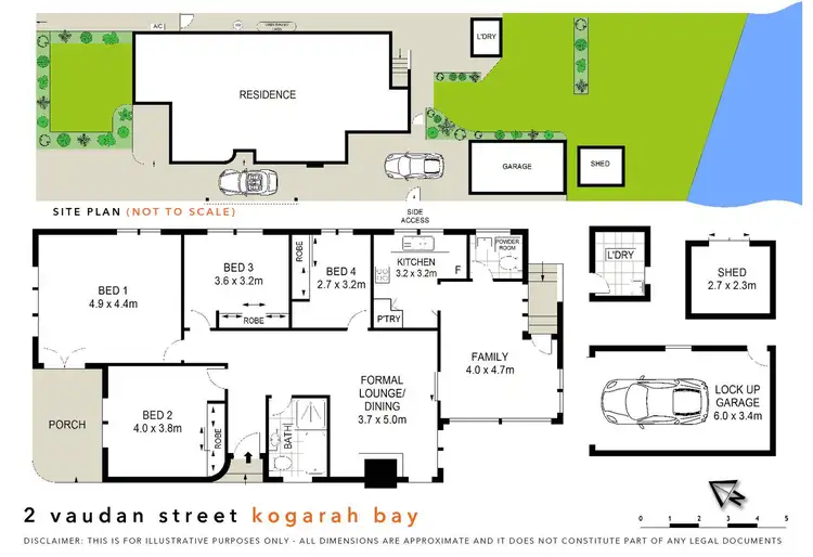 Floorplan of Homely house listing, 2 Vaudan Street, Kogarah Bay NSW 2217
