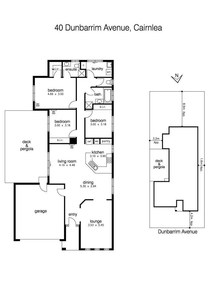 Floorplan of Homely house listing, 40 Dunbarrim Avenue, Cairnlea VIC 3023