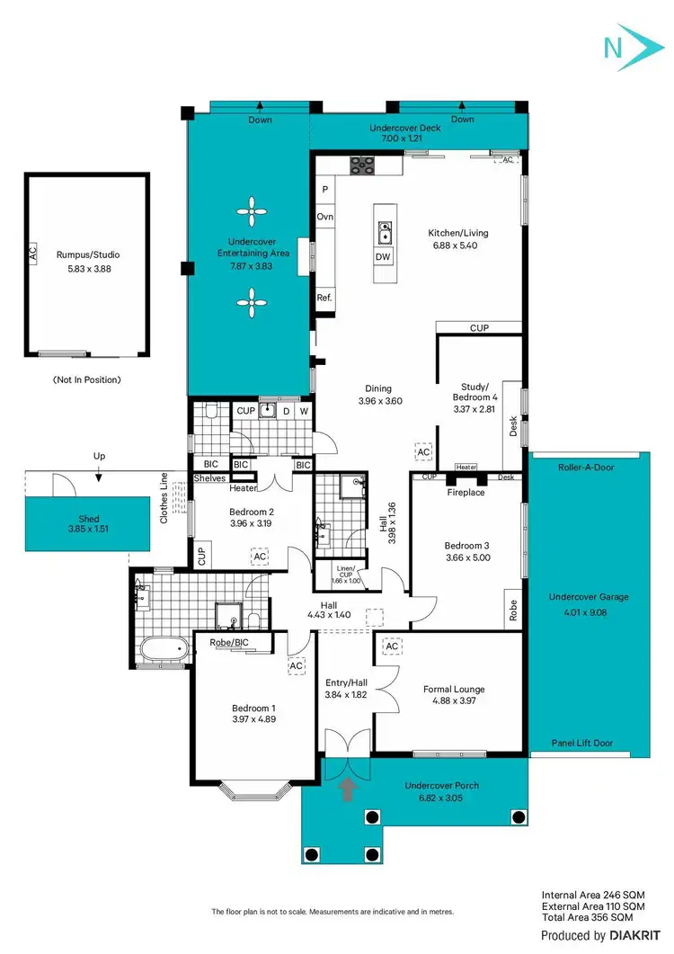 Floorplan of Homely house listing, 4 Madden Avenue, Glandore SA 5037