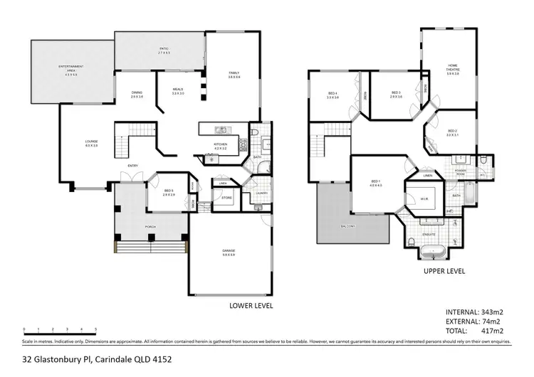 Floorplan of Homely house listing, 32 Glastonbury Place, Carindale QLD 4152