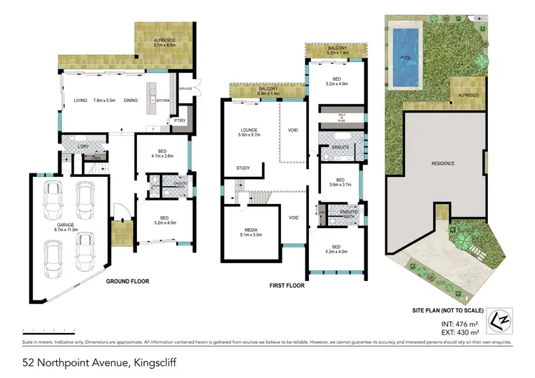 Floorplan of Homely house listing, 52 North Point Avenue, Kingscliff NSW 2487