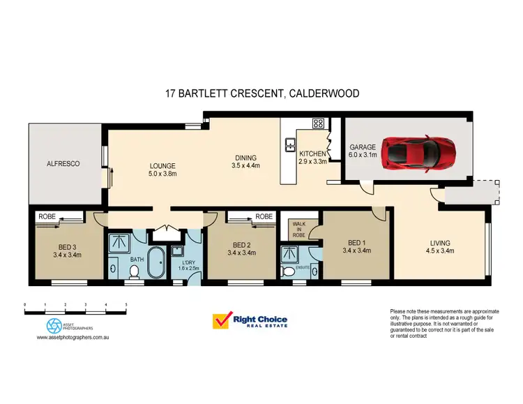 Floorplan of Homely house listing, 17 Bartlett Crescent, Calderwood NSW 2527