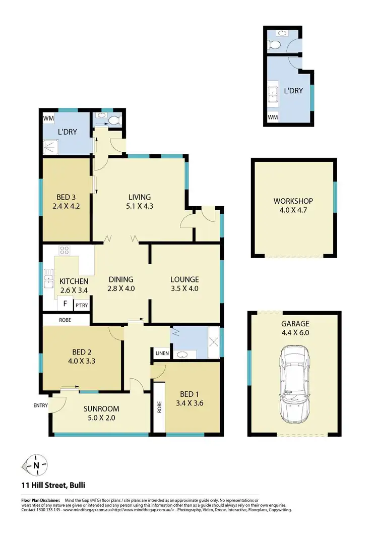 Floorplan of Homely house listing, 11 Hill Street, Bulli NSW 2516