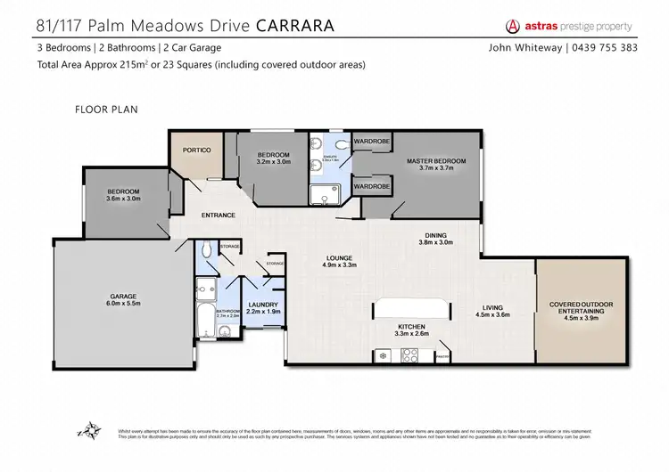 Floorplan of Homely house listing, 81/117 Palm Meadows Drive, Carrara QLD 4211