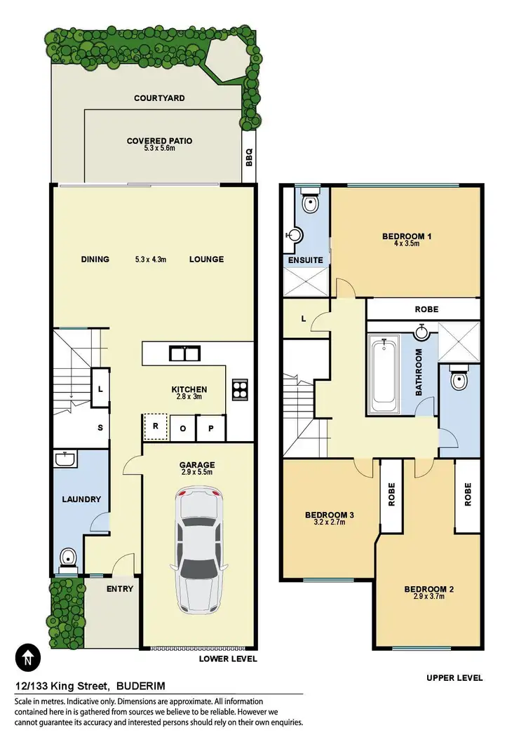 Floorplan of Homely unit listing, 12/133 King Street, Buderim QLD 4556