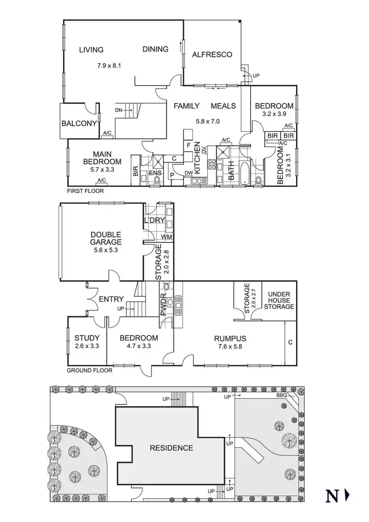 Floorplan of Homely house listing, 77 Rocklea Road, Bulleen VIC 3105