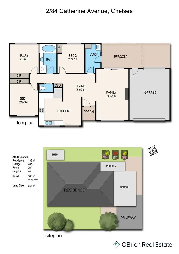 Floorplan of Homely unit listing, 2/84 Catherine Avenue, Chelsea VIC 3196