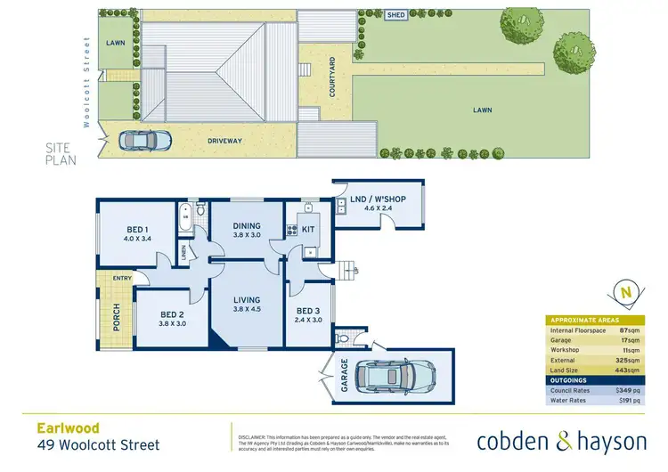 Floorplan of Homely house listing, 49 Woolcott Street, Earlwood NSW 2206