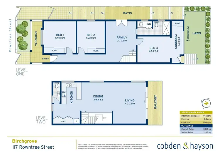 Floorplan of Homely house listing, 117 Rowntree Street, Birchgrove NSW 2041