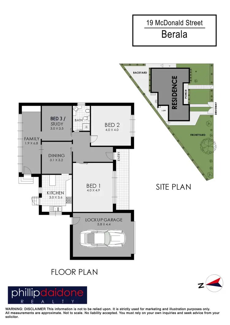 Floorplan of Homely house listing, 19 McDonald Street, Berala NSW 2141