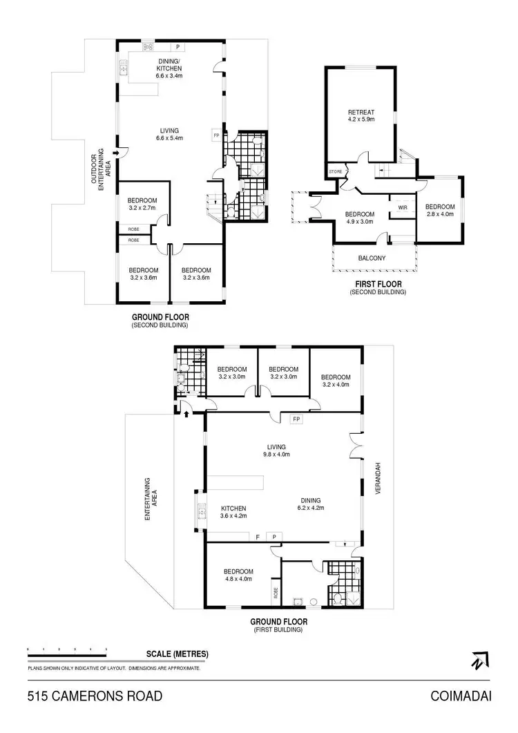 Floorplan of Homely rural property listing, 515 Camerons Road, Coimadai VIC 3340