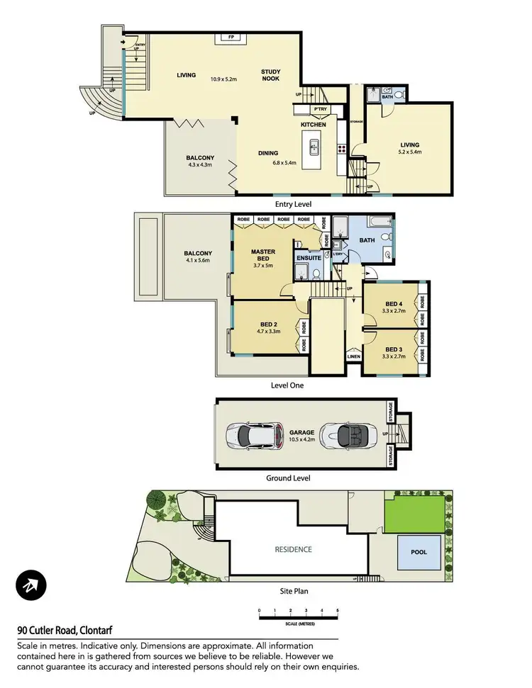 Floorplan of Homely house listing, 90 Cutler Road, Clontarf NSW 2093