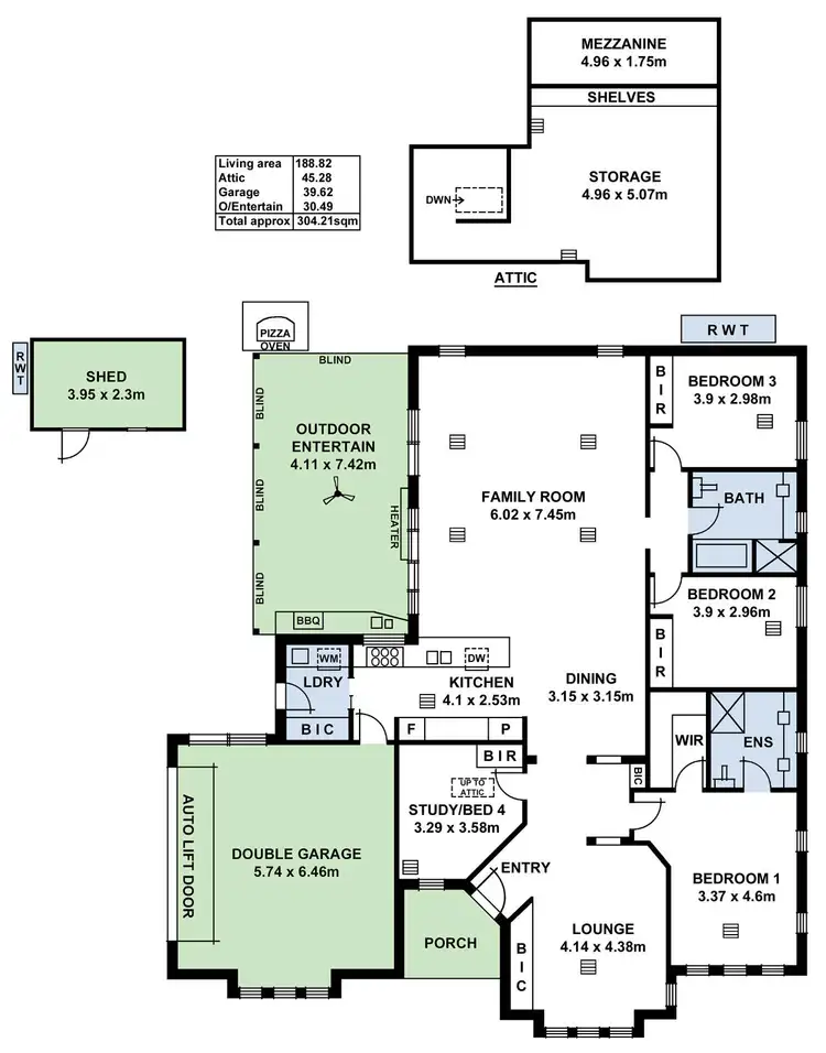 Floorplan of Homely house listing, 2 Myall Avenue, Kensington Gardens SA 5068