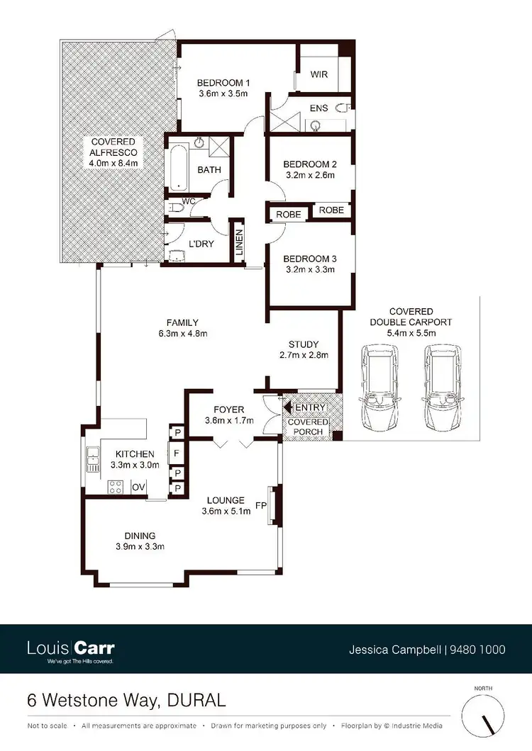 Floorplan of Homely house listing, 6 Wetstone Way, Dural NSW 2158
