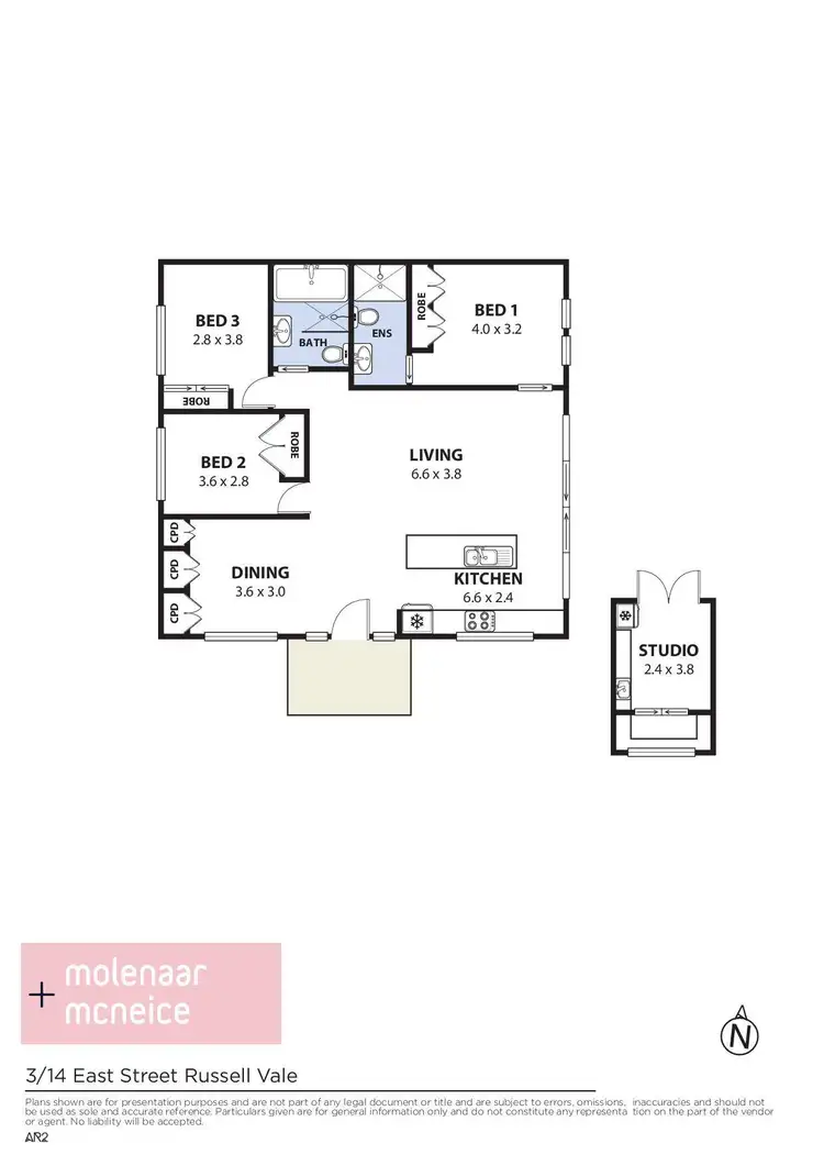 Floorplan of Homely villa listing, 3/14 East Street, Russell Vale NSW 2517