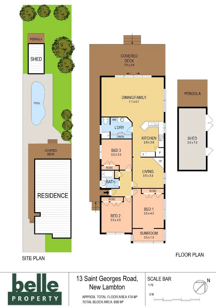 Floorplan of Homely house listing, 13 St Georges Road, New Lambton NSW 2305
