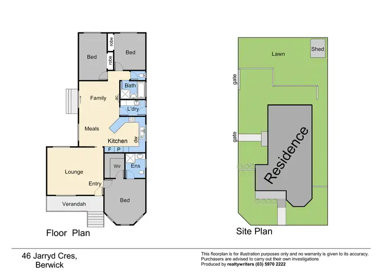 Floorplan of Homely house listing, 46 Jarryd Crescent, Berwick VIC 3806