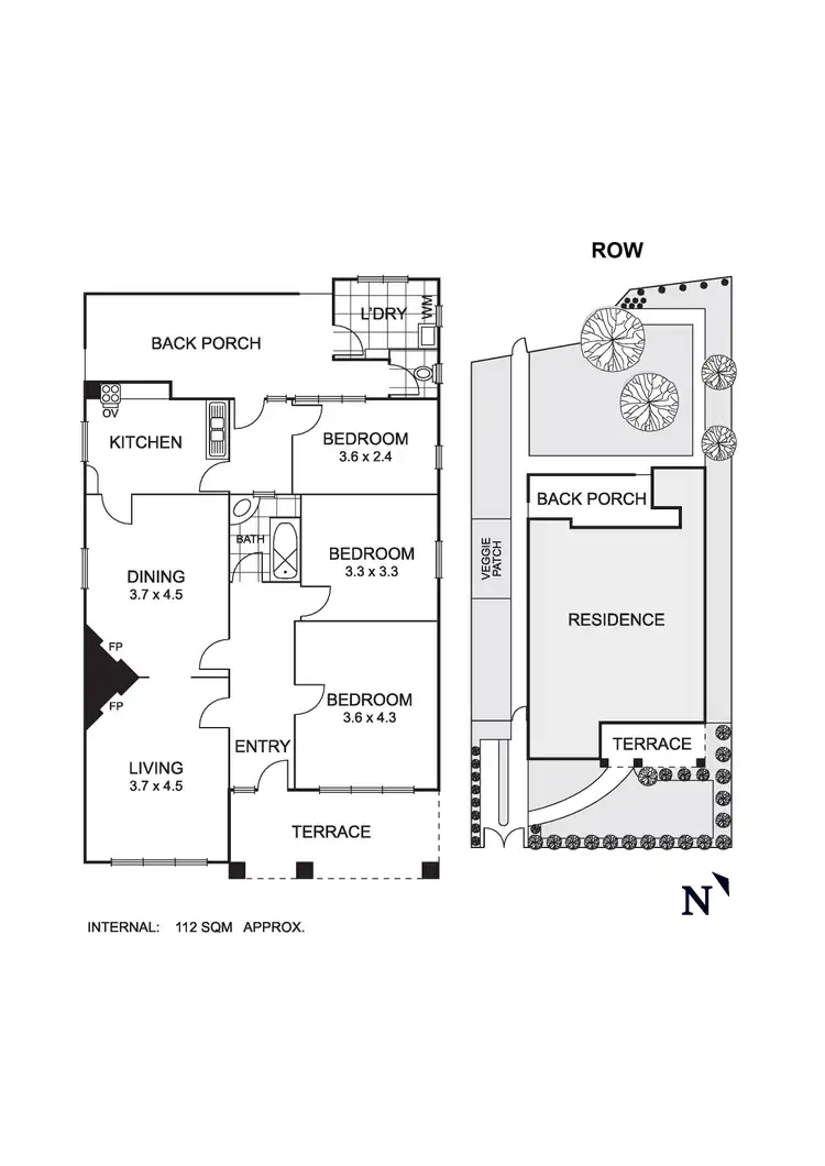Floorplan of Homely house listing, 14 Foden Street, Brunswick West VIC 3055