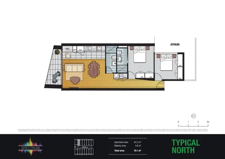Floorplan of Homely apartment listing, 104/33 Harrow Street, Box Hill VIC 3128