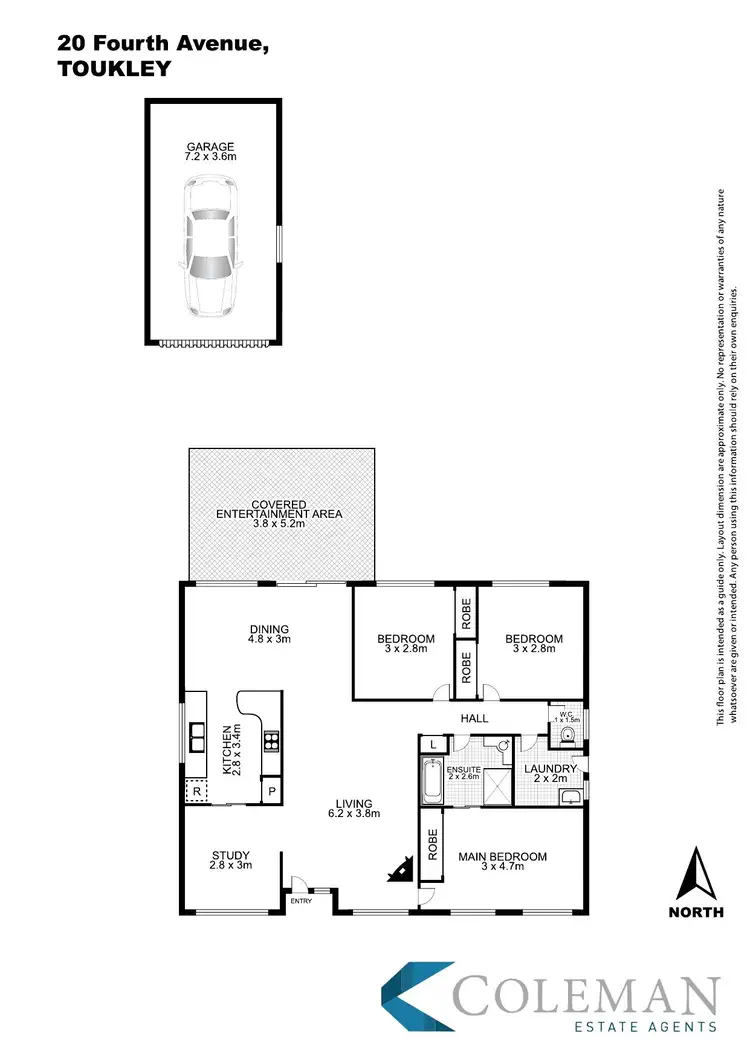 Floorplan of Homely house listing, 20 Fourth Avenue, Toukley NSW 2263