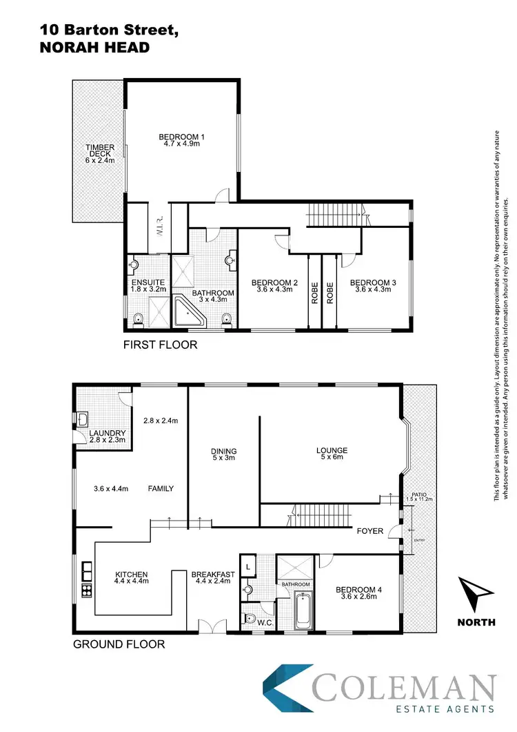 Floorplan of Homely house listing, 10 Barton Street, Norah Head NSW 2263