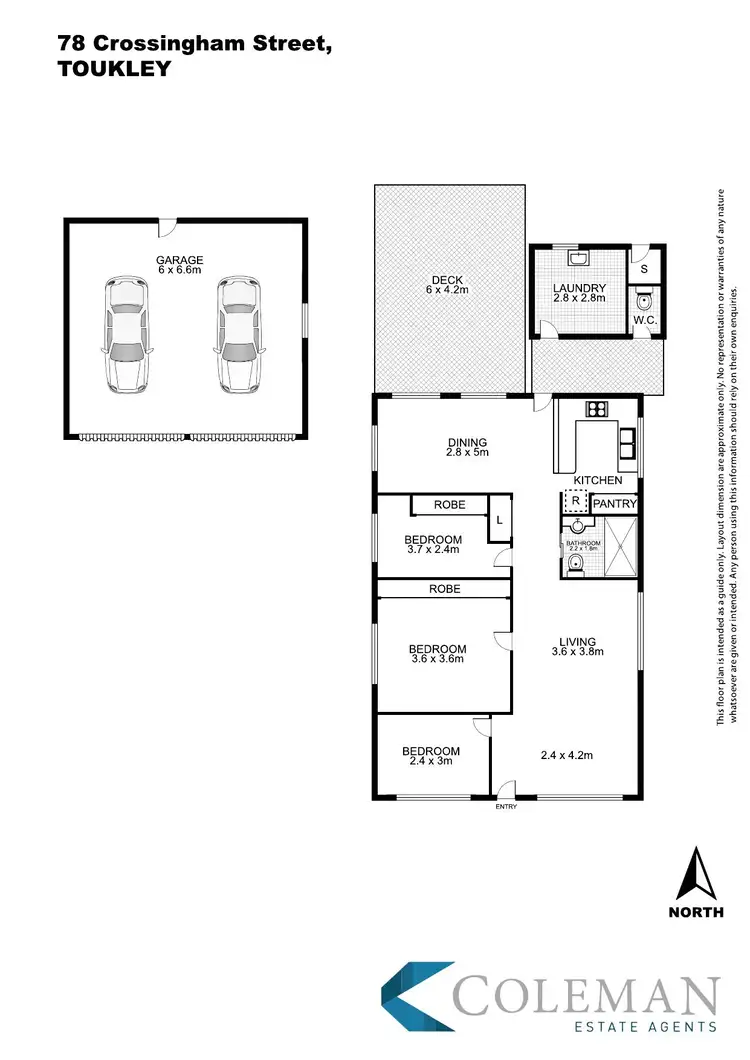 Floorplan of Homely house listing, 78 Crossingham Street, Toukley NSW 2263