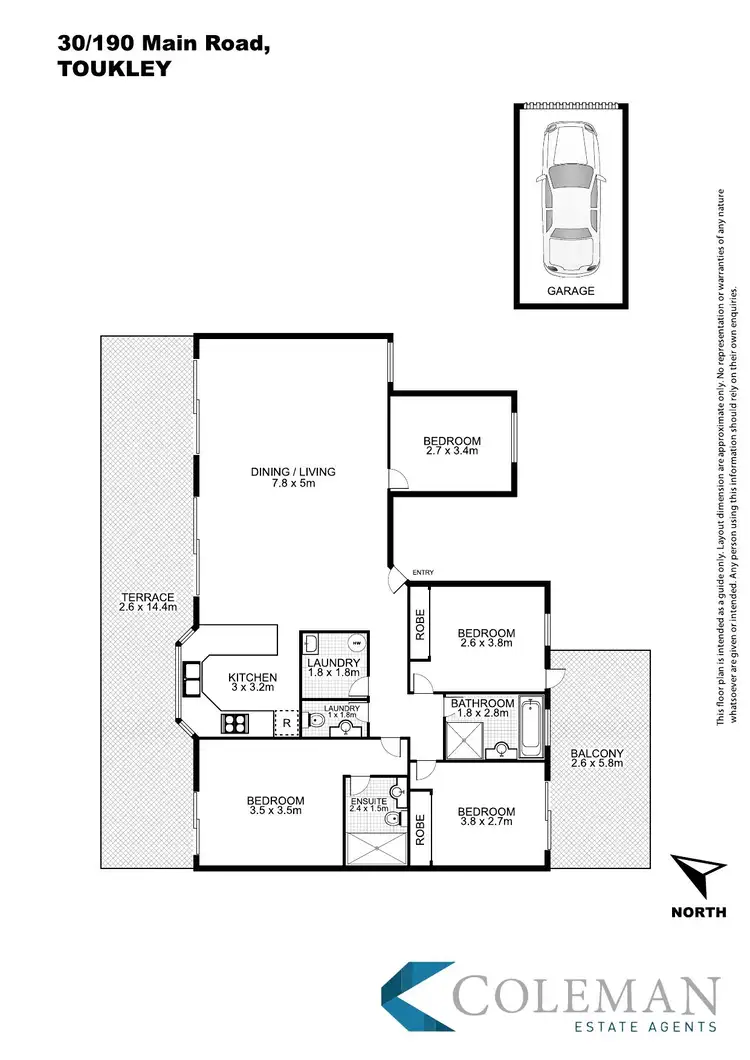 Floorplan of Homely house listing, 30/190 Main Road, Toukley NSW 2263
