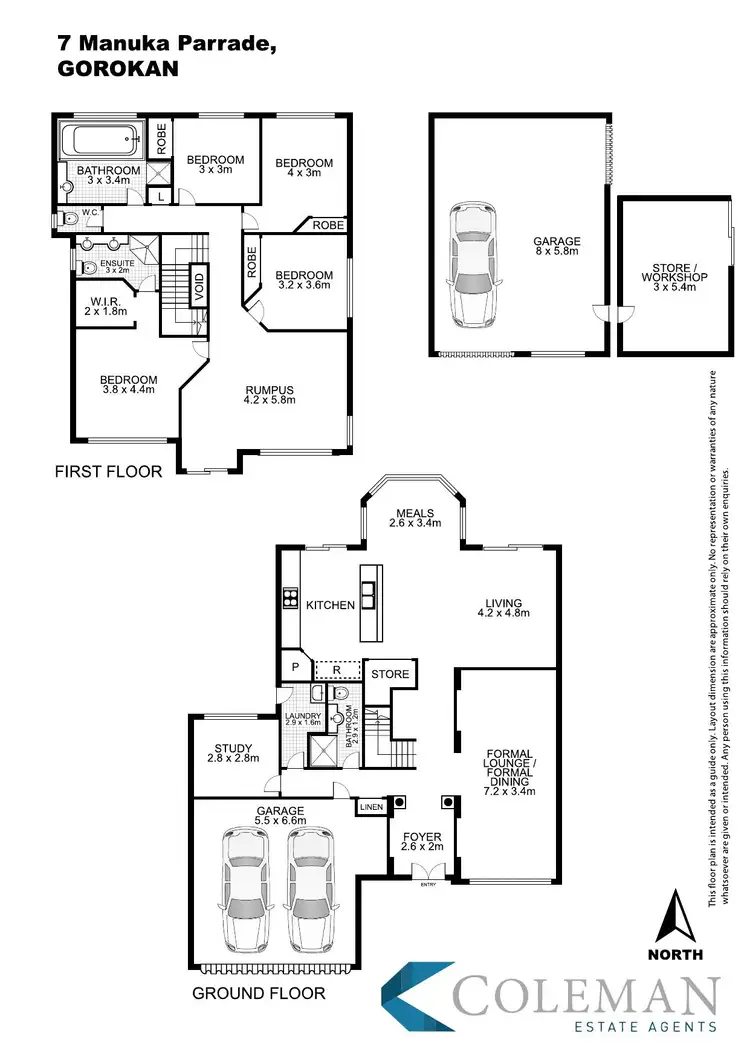 Floorplan of Homely house listing, 7 Manuka Parade, Gorokan NSW 2263