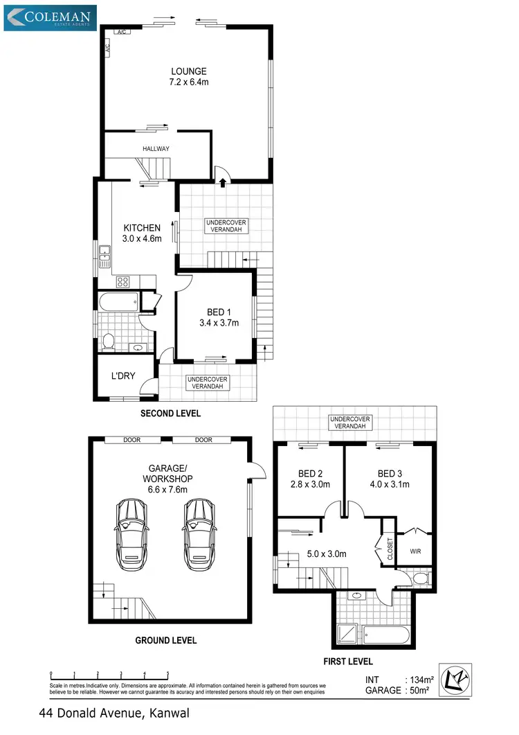 Floorplan of Homely house listing, 44 Donald Avenue, Kanwal NSW 2259