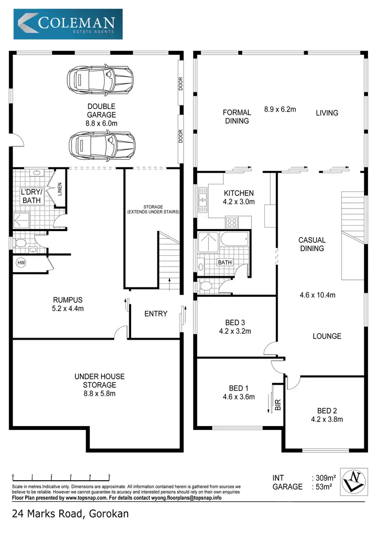 Floorplan of Homely house listing, 24 Marks Road, Gorokan NSW 2263
