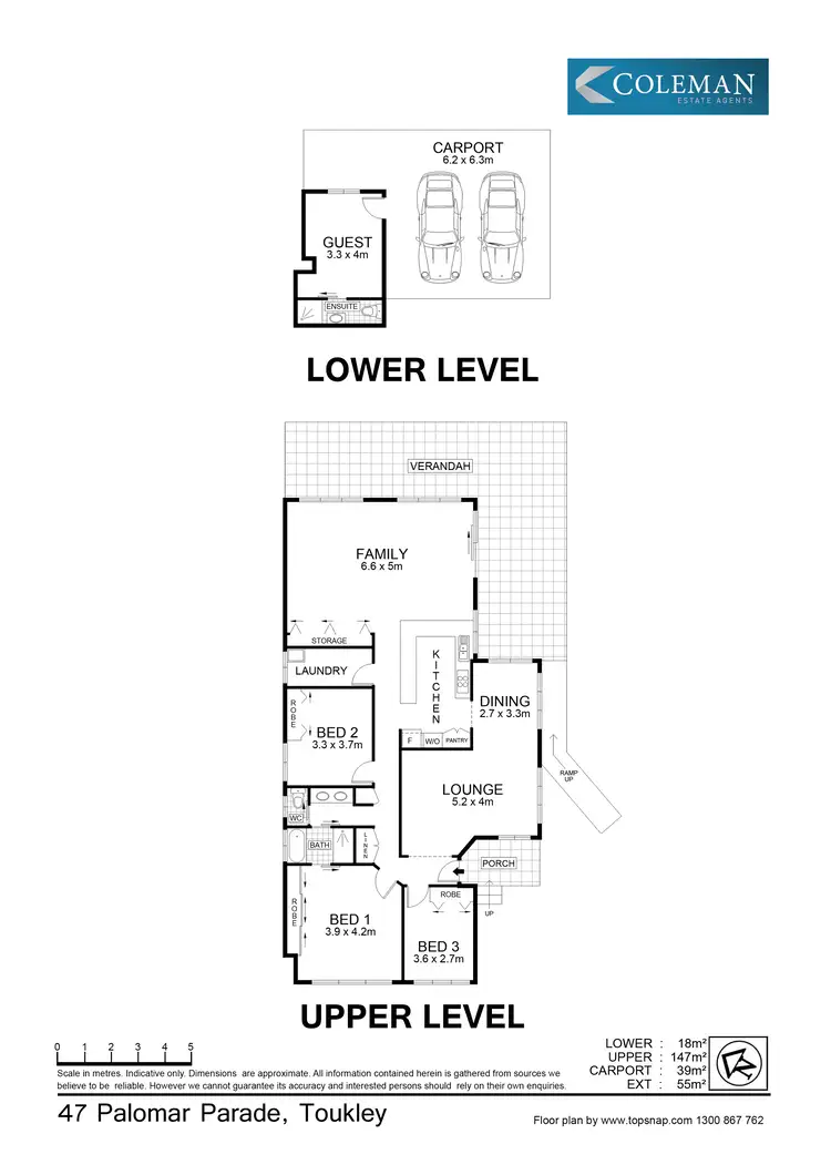 Floorplan of Homely house listing, 47 Palomar Parade, Toukley NSW 2263