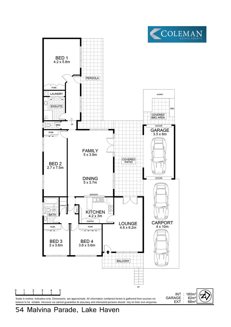 Floorplan of Homely house listing, 54 Malvina Parade, Lake Haven NSW 2263