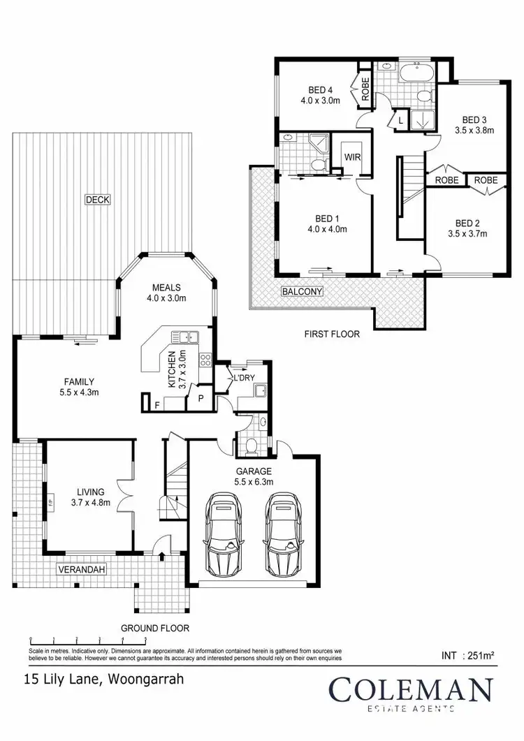 Floorplan of Homely house listing, 15 Lily Lane, Woongarrah NSW 2259