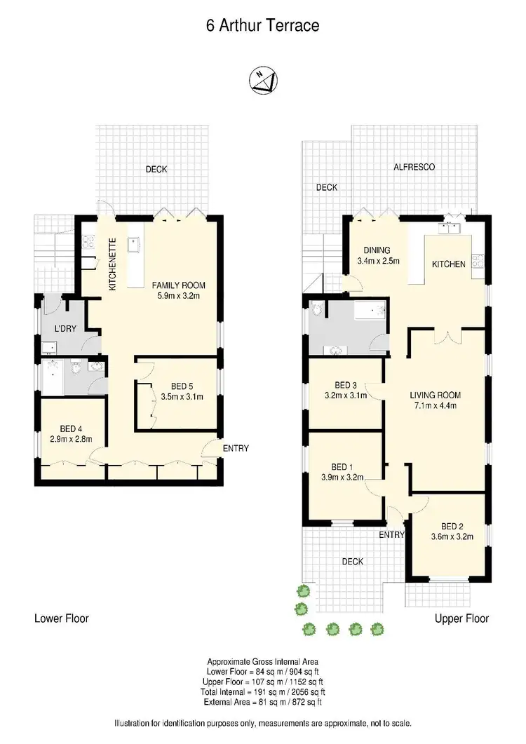 Floorplan of Homely house listing, 6 Arthur Terrace, Red Hill QLD 4059