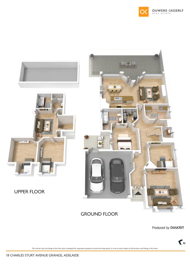 Floorplan of Homely house listing, 18 Charles Sturt Avenue, Grange SA 5022